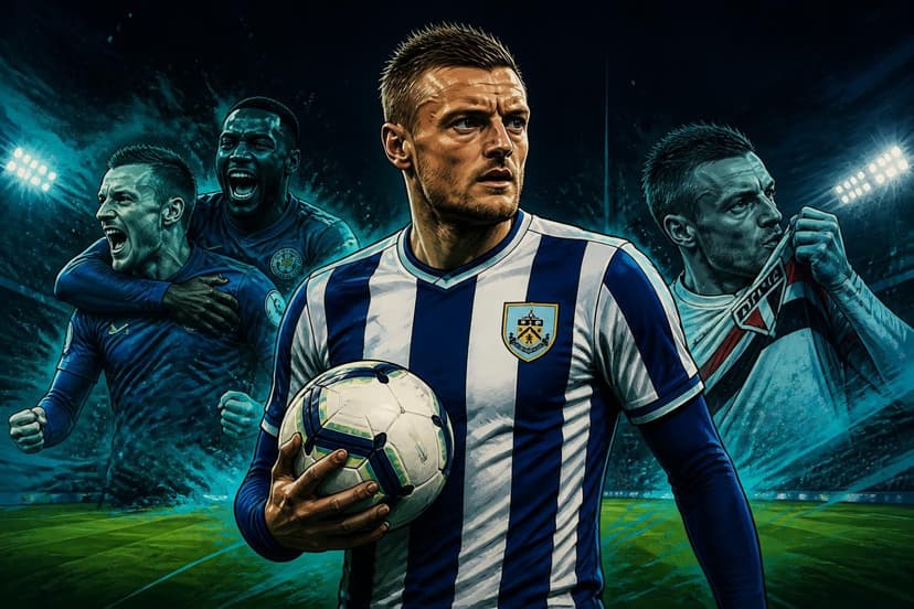Jamie Vardy assina com Burnley e deixa Leicester