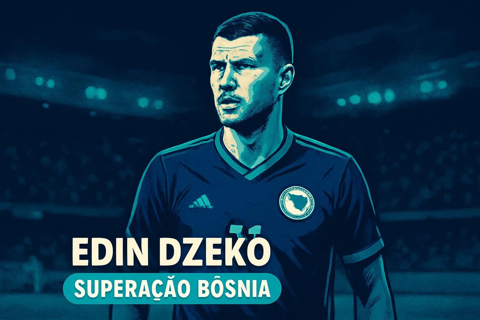 Edin Džeko: da guerra à Copa com a Bósnia