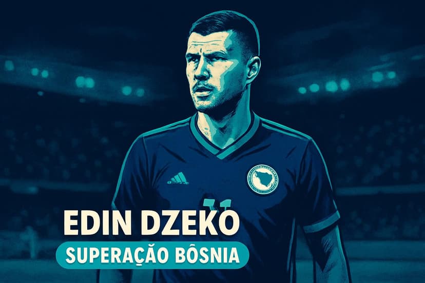 Edin Džeko: da guerra à Copa com a Bósnia