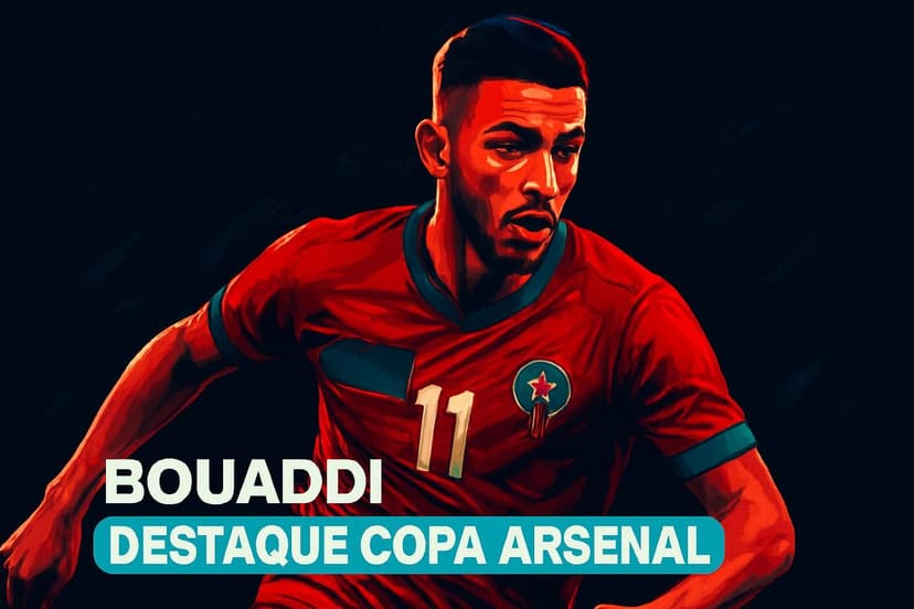 Bouaddi: Joia do Marrocos negocia com Arsenal após Copa