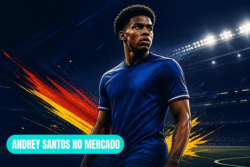 Manchester United e Newcastle disputam Andrey Santos