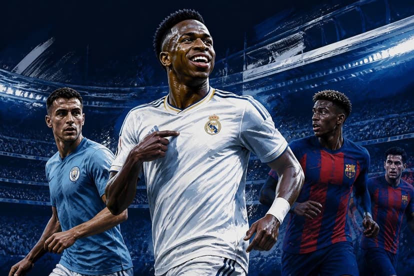 Vini Jr renova com Real Madrid e Barça disputa Rodri