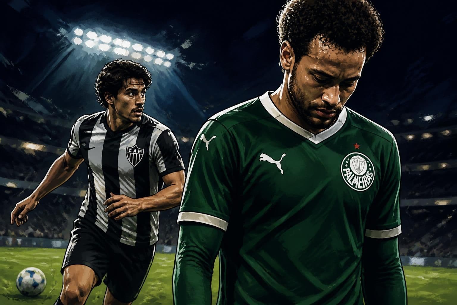 Felipe Anderson explica derrota do Palmeiras para o Atlético-MG