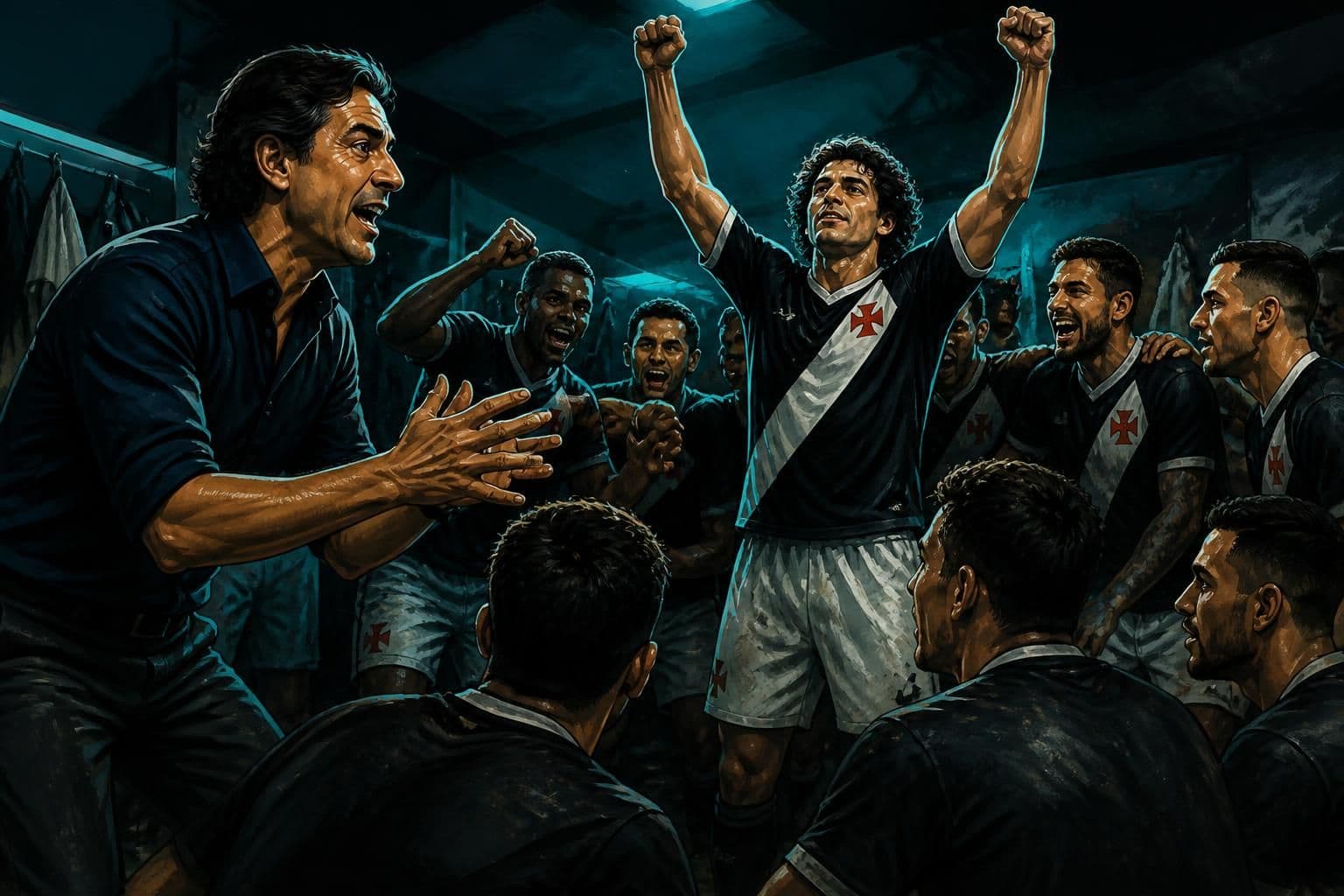 Vasco vence Grêmio por 2x1 e Sosa emociona no vestiário