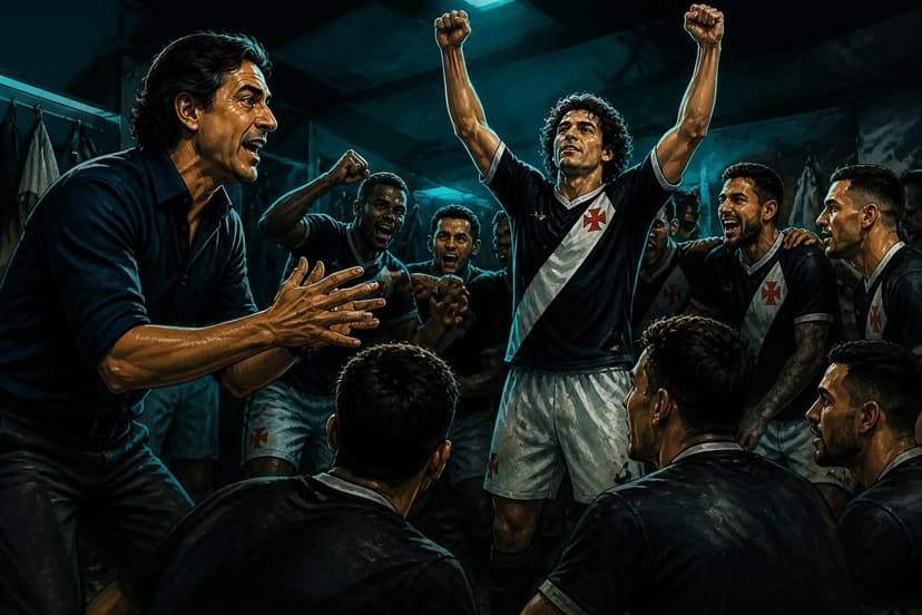 Vasco vence Grêmio por 2x1 e Sosa emociona no vestiário