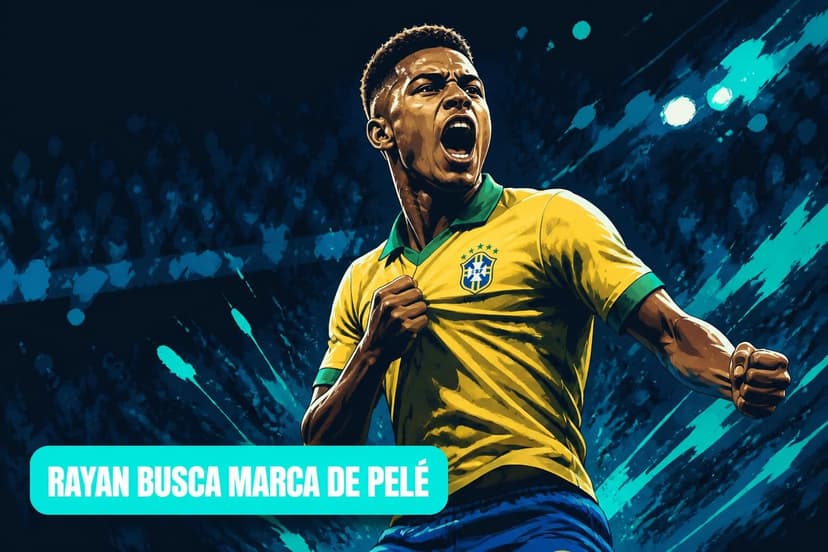 Rayan pode igualar marca de Pelé na Copa do Mundo