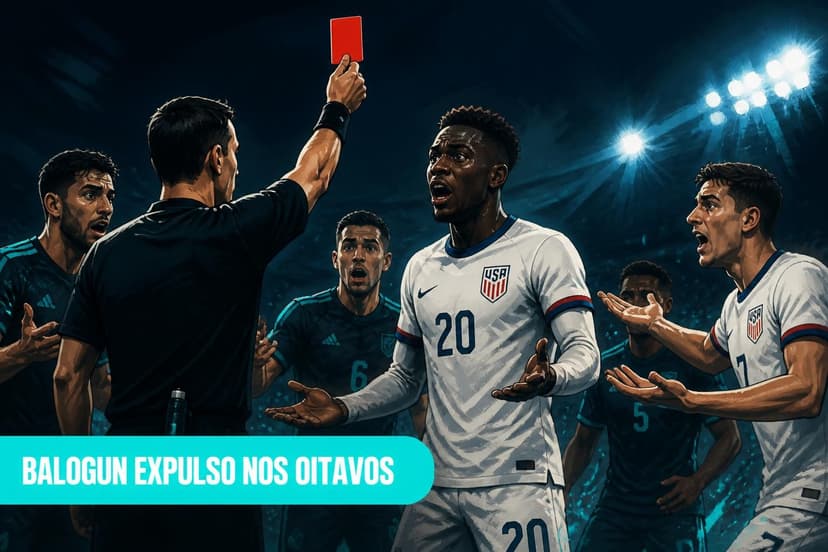 EUA 2x0 Bósnia: Balogun marca, é expulso e define avanço