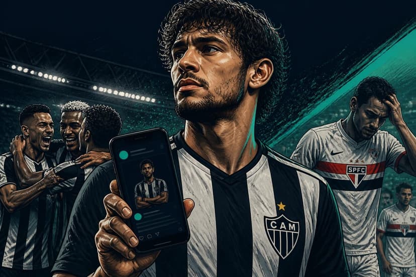 Scarpa nega desejo de saída do Atlético-MG e acalma torcida