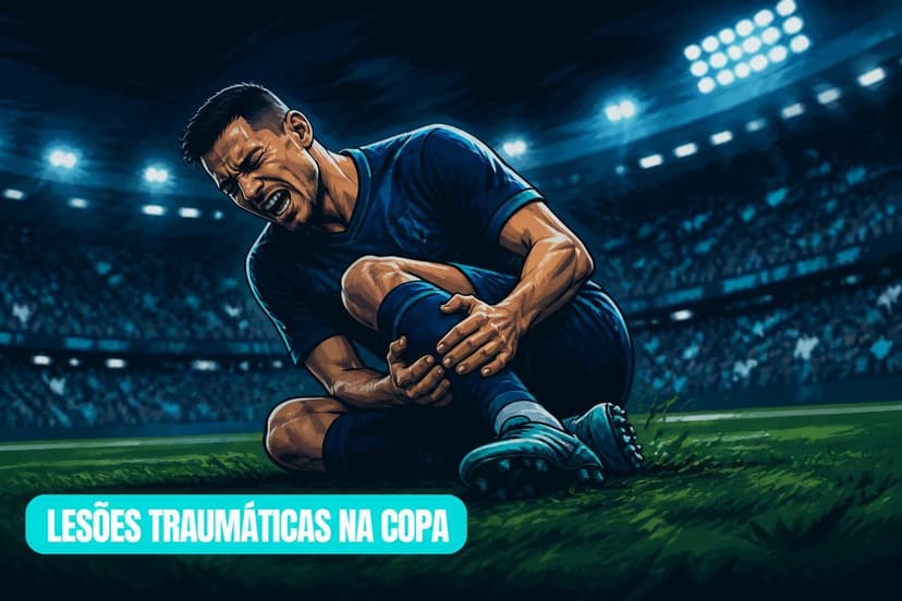 Lesões graves marcam a história das Copas do Mundo