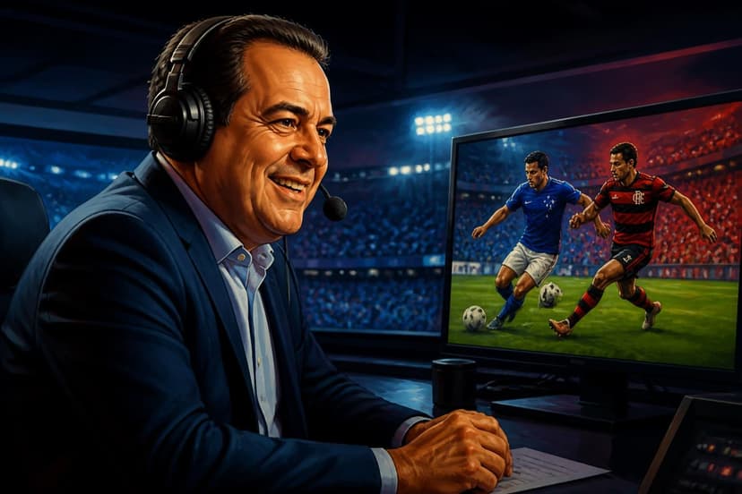 Luis Roberto retorna às transmissões da Globo nesta quarta