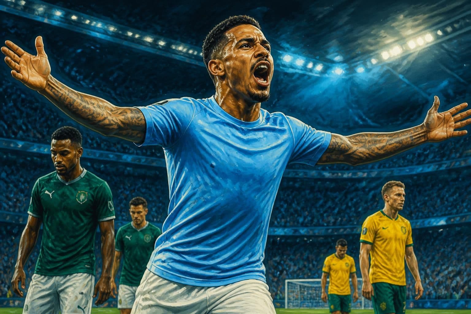 Allan brilha em estreia pelo Manchester City