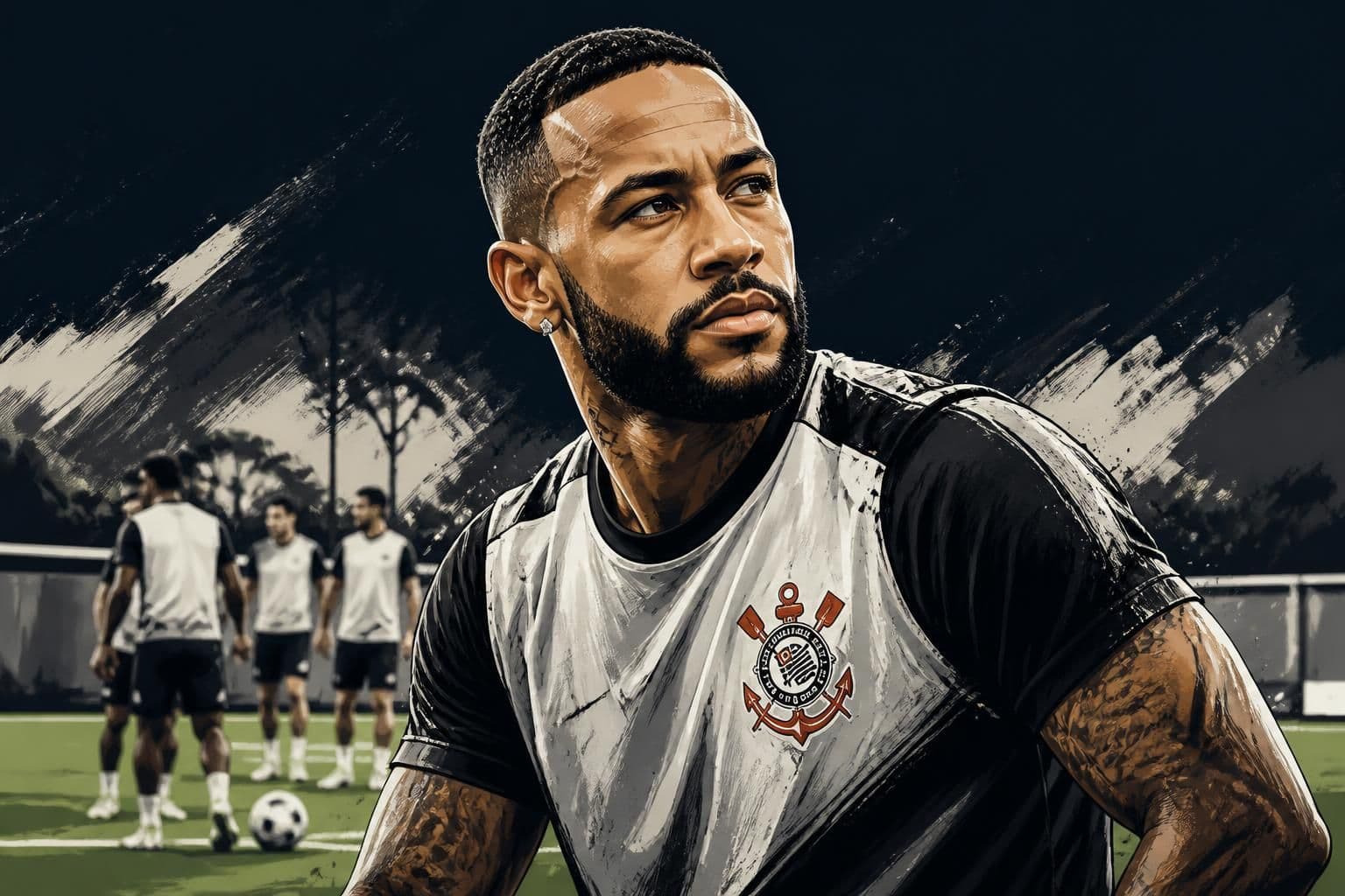 Corinthians exige exames para renovar com Memphis Depay