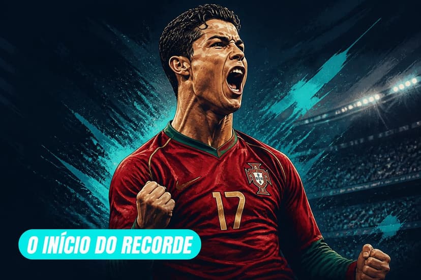 O primeiro gol de Cristiano Ronaldo em Copas do Mundo