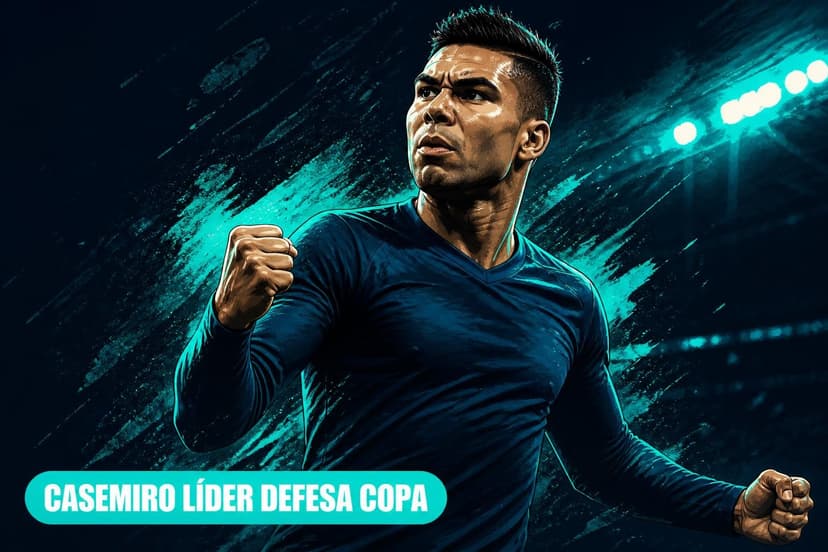 Casemiro Lidera Ranking de Defesa da Copa do Mundo 2026