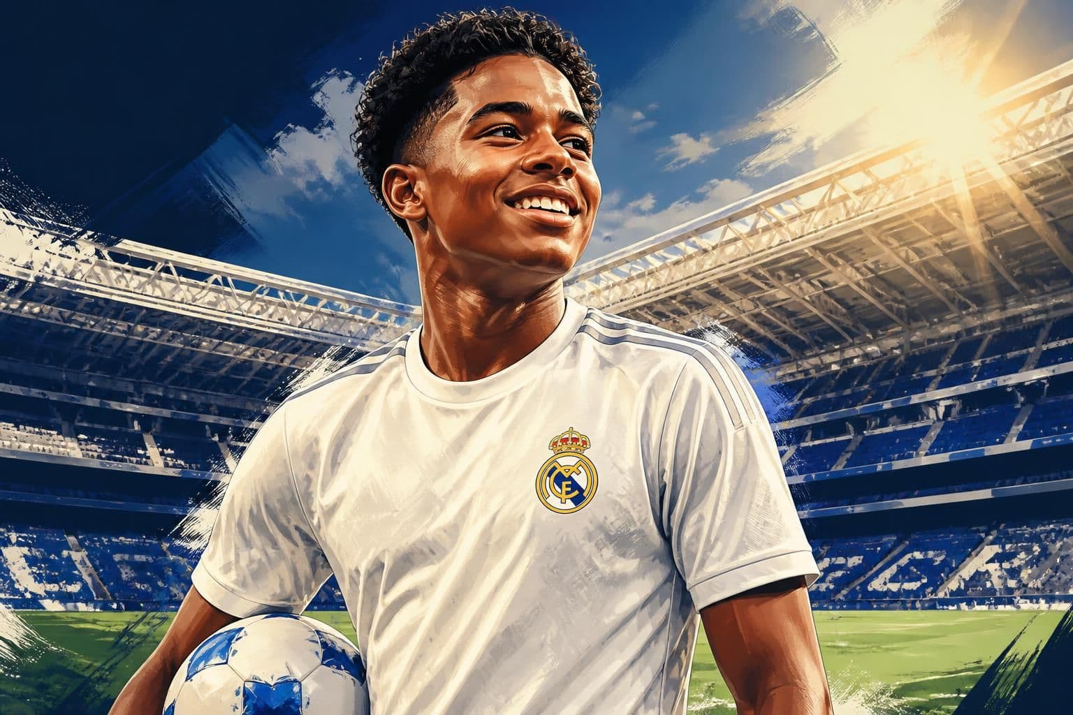 Endrick permanece no Real Madrid e usará a 9