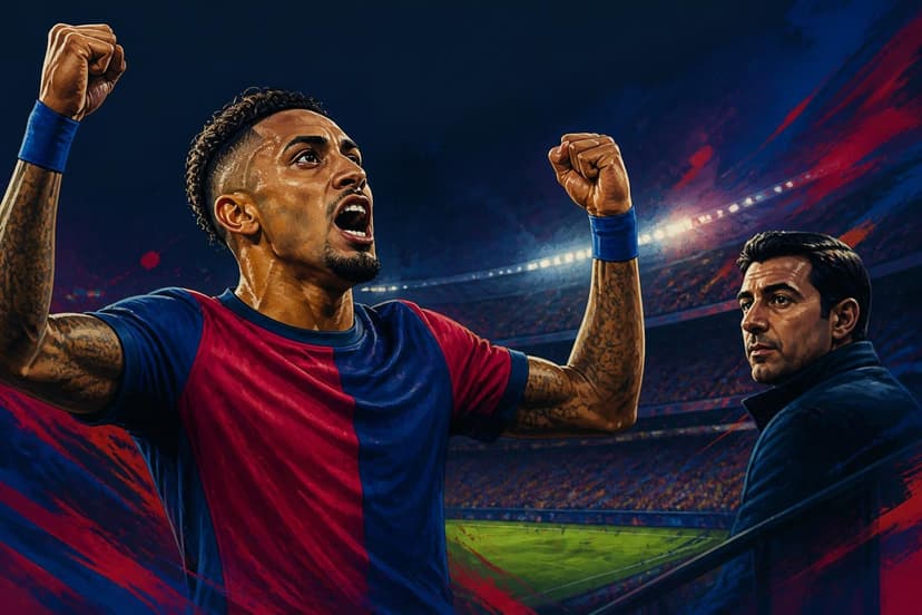 Barcelona encaminha renovação de Raphinha até 2030