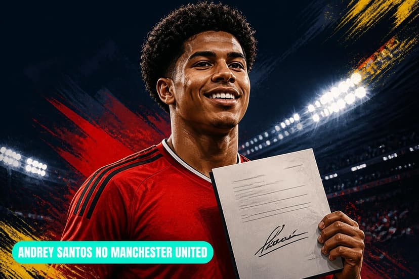 Andrey Santos assina com o Manchester United
