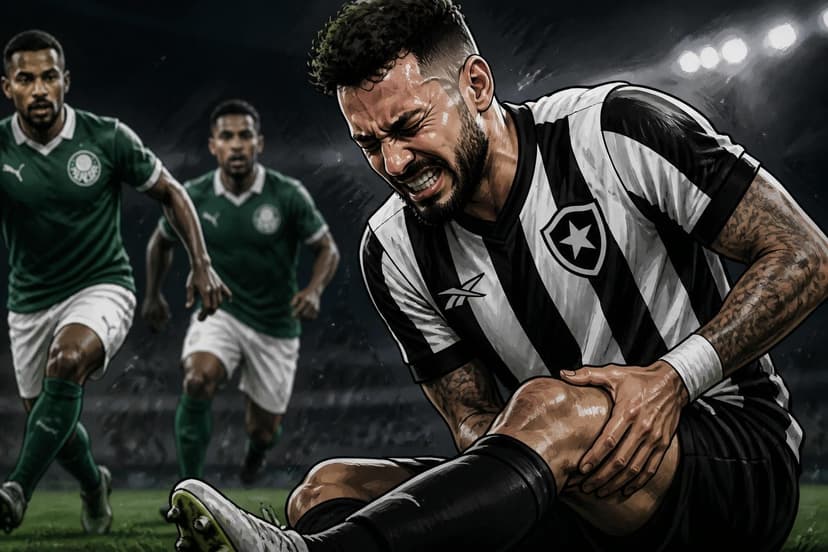 Alex Telles está fora contra o Palmeiras por lesão no Botafogo