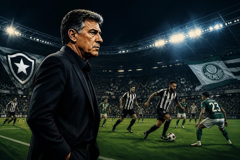 Botafogo segura Palmeiras e ensaia evolução tática no 0 a 0