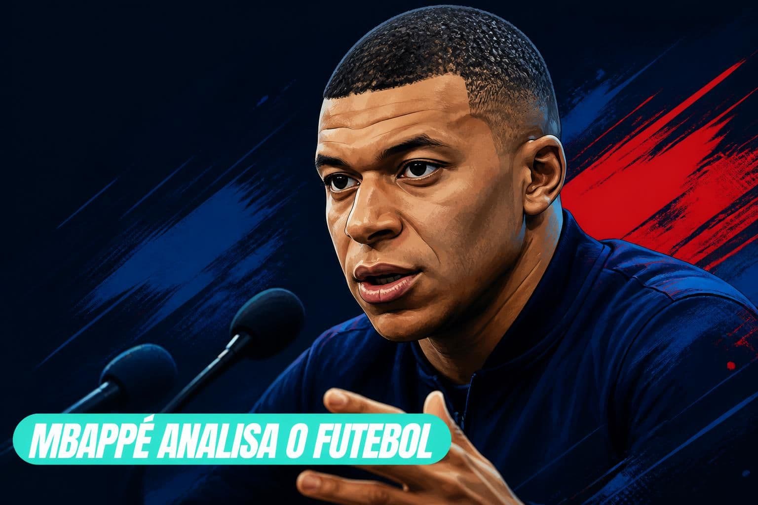 Mbappé analisa tática do futebol e pressão do PSG