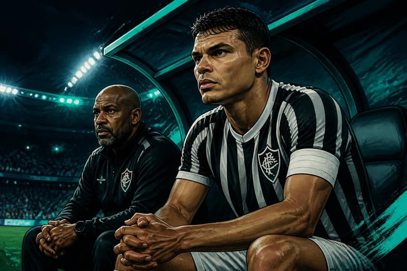 Thiago Silva fora dos jogos do Fluminense e elogios de Marcão