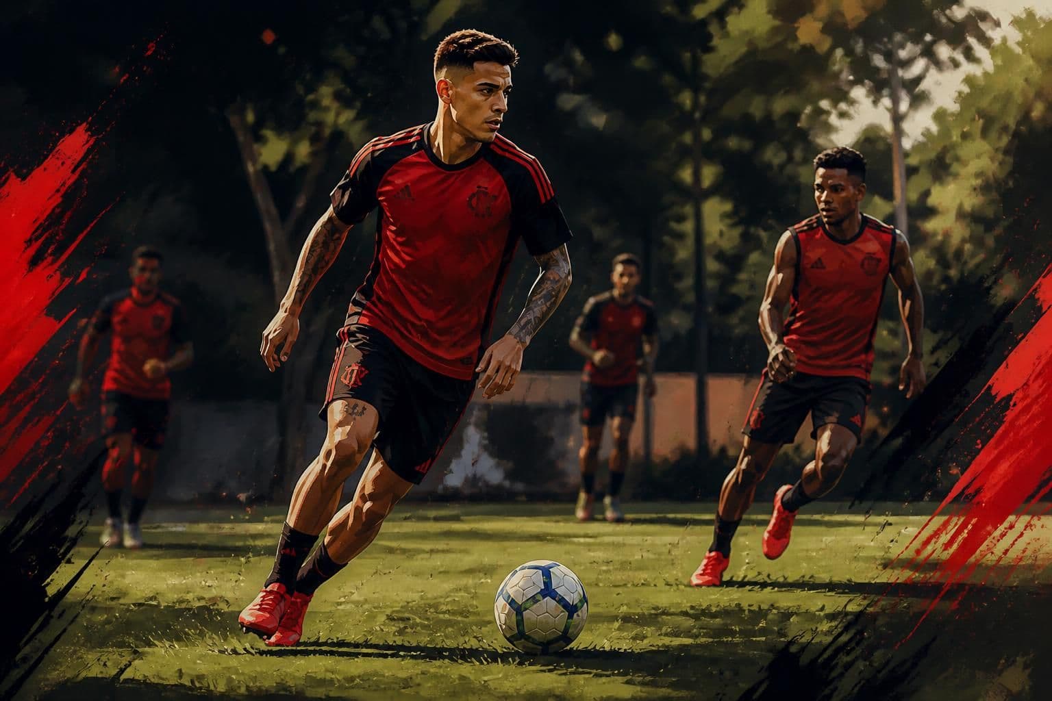 Luiz Araújo evolui e pode voltar ao Flamengo