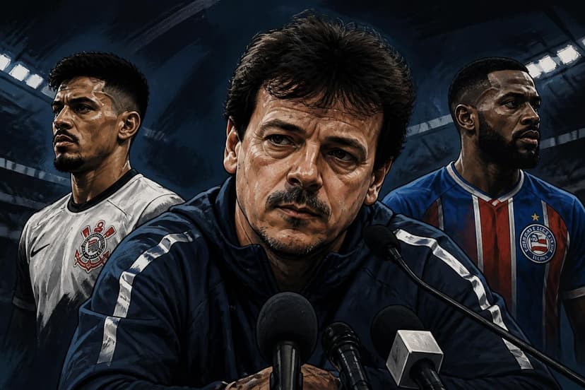 Diniz aponta desgaste físico em empate do Corinthians