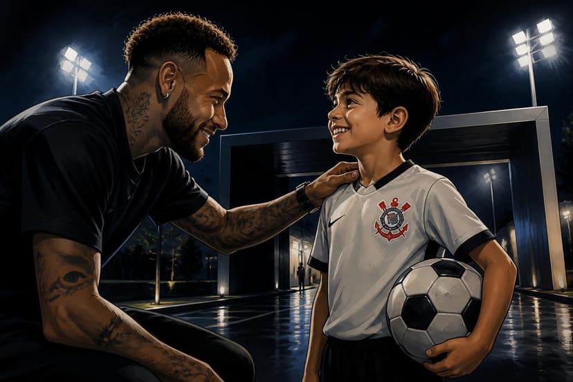 Pedro visita Corinthians após hostilização por camisa de Neymar