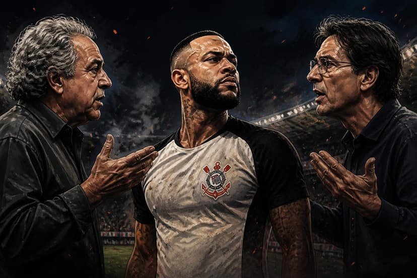 Trajano ironiza clipe de Memphis Depay com Parque São Jorge em chamas