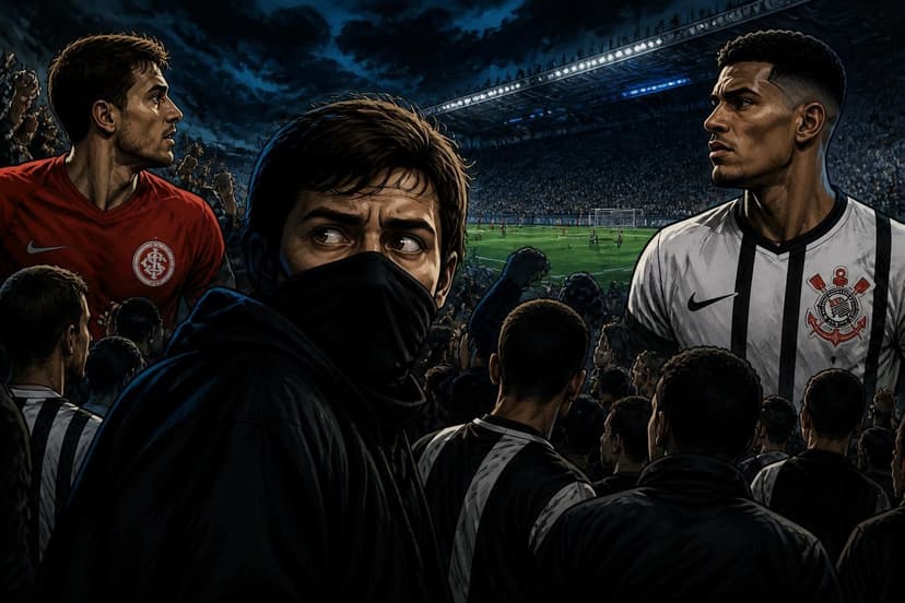 Torcedor do Inter se infiltra na torcida do Corinthians