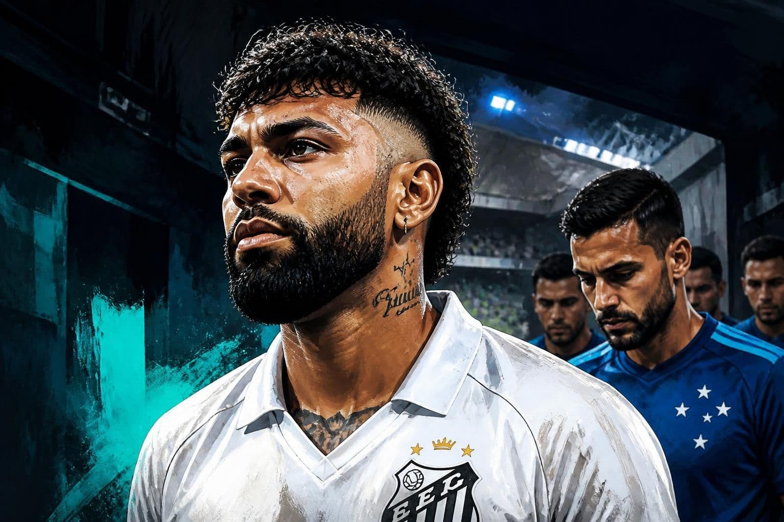 Gabigol comenta números no Santos e cita sequência