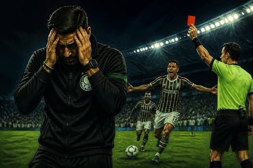 Abel Ferreira expulso e desfalca Palmeiras na semifinal da Libertadores
