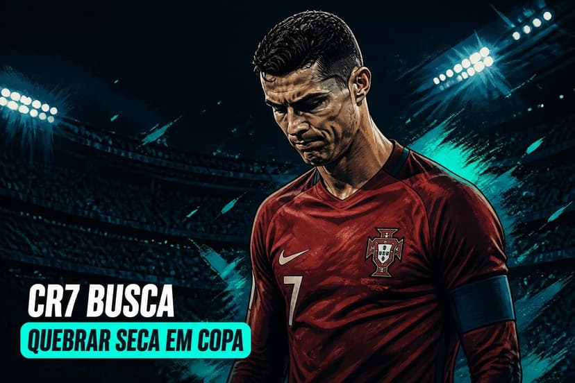 Cristiano Ronaldo: jejum em mata-mata de Copa do Mundo