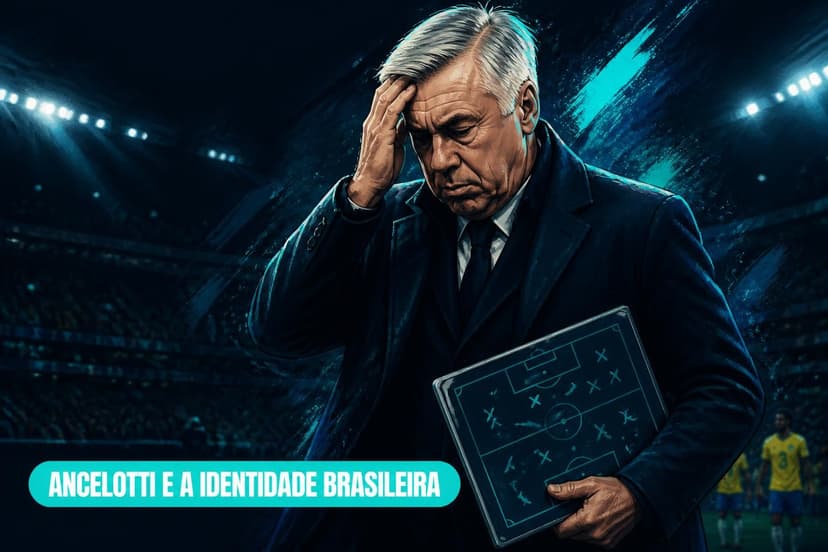 Ancelotti e a busca pela identidade brasileira pós-Copa