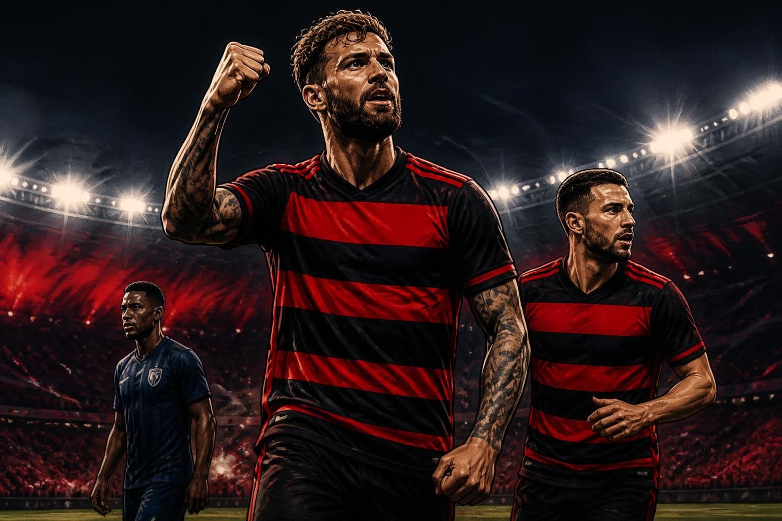 Flamengo estreia novo patrocinador contra o Del Valle