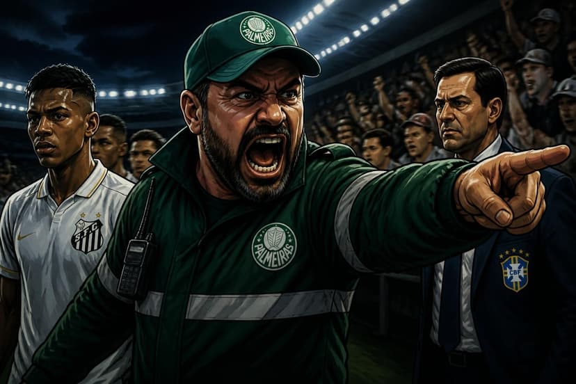 Palmeiras denuncia hostilização em Santos e pede providências