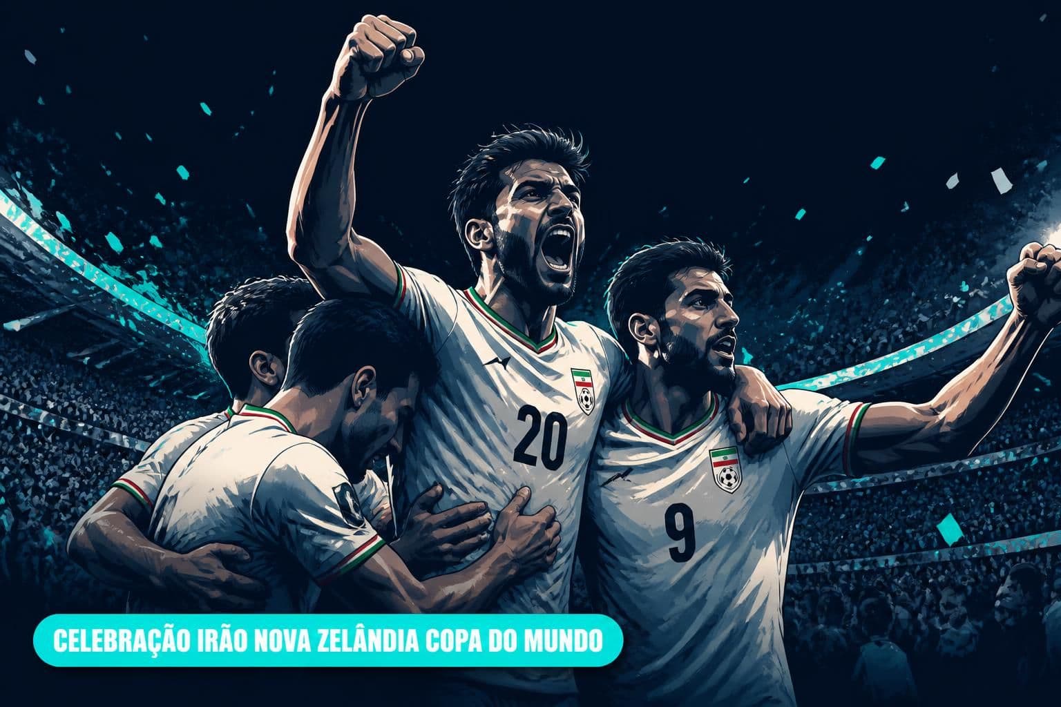 Irã 2x2 Nova Zelândia: Jogo surpreendente e empate no grupo G da Copa
