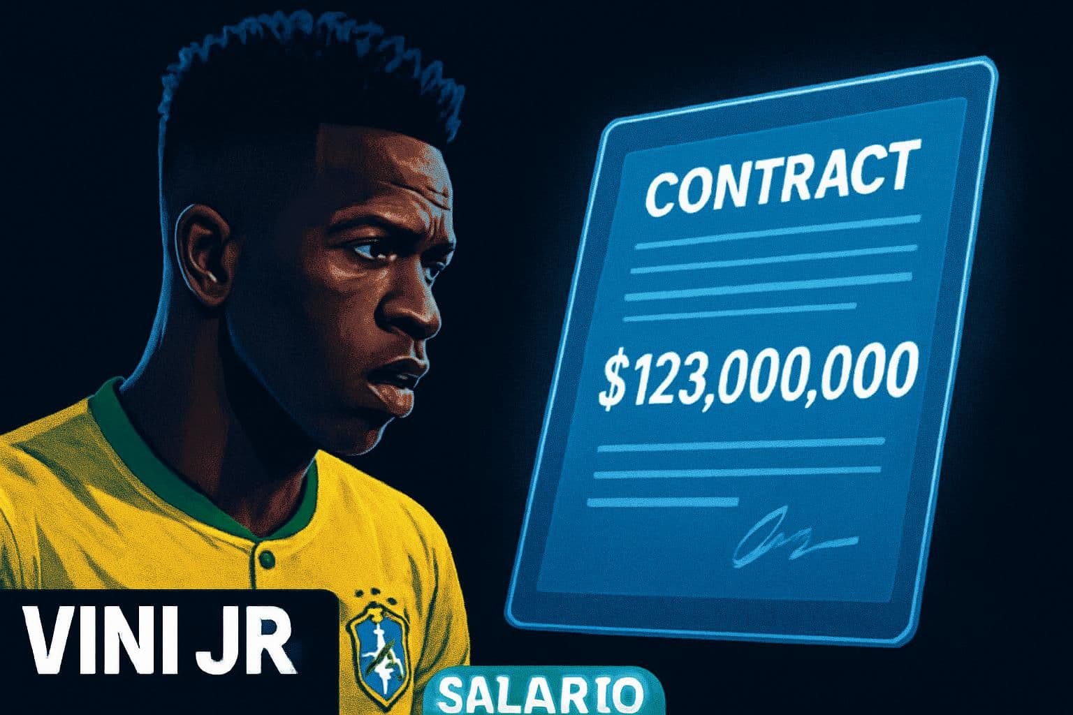 Vini Jr. lidera salários da Seleção Brasileira na Copa 2026