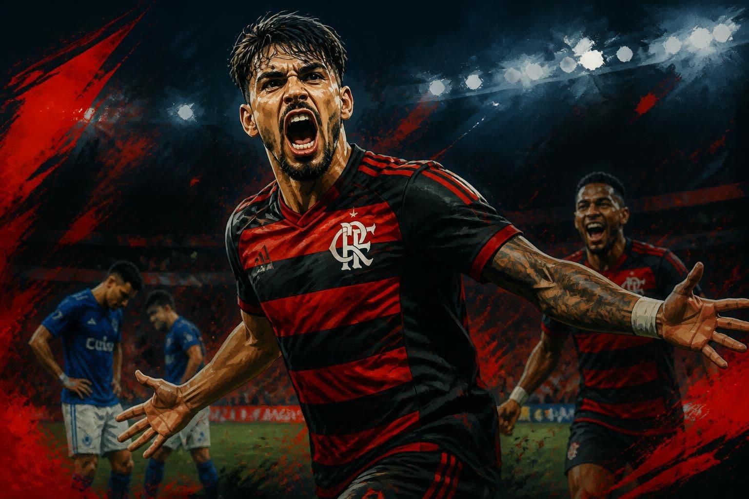 Paquetá marca gol rápido em Cruzeiro x Flamengo