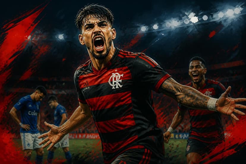 Paquetá marca gol rápido em Cruzeiro x Flamengo