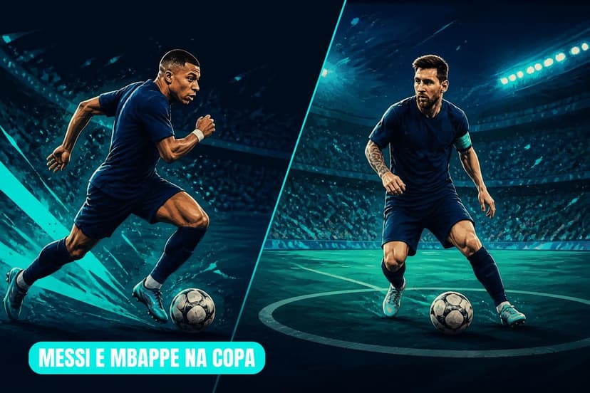 Vini, Messi e Mbappé: Estilos opostos na Copa