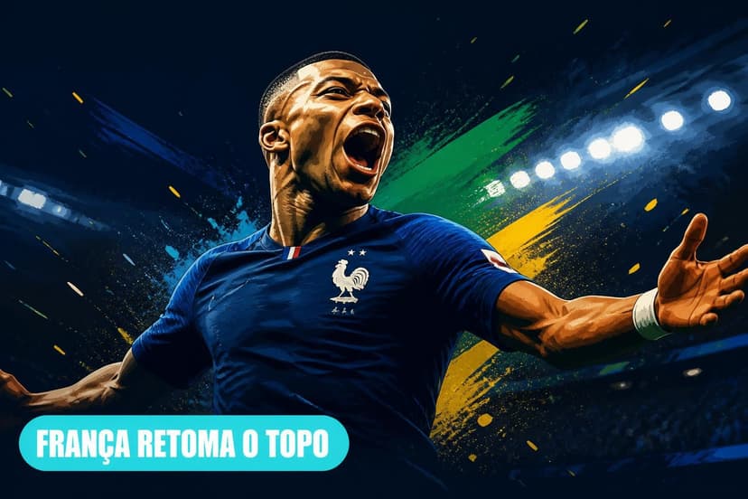 França assume liderança no ranking da Fifa após Copa