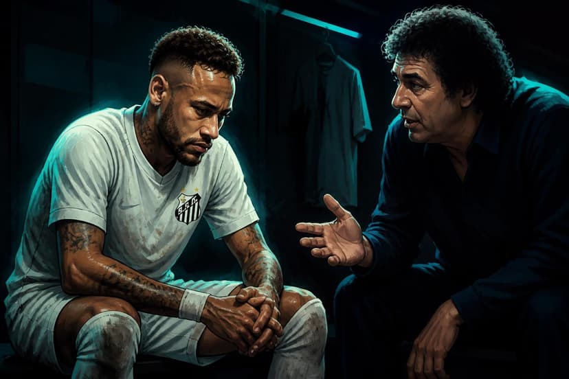 Casagrande critica vazamento de discussão de Neymar no Santos