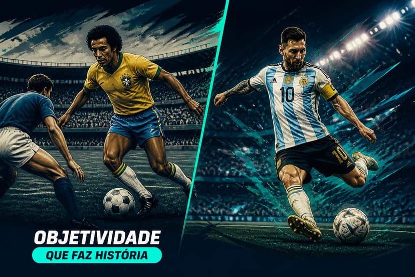 Messi e Djalminha: A Genialidade da Objetividade