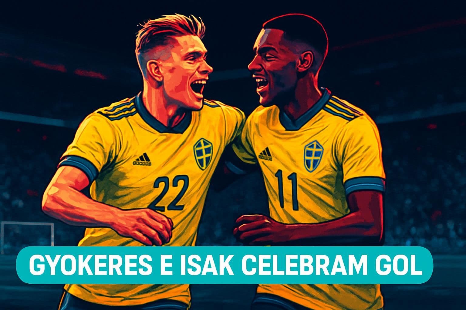 Suécia 5 x 1 Tunísia: Dupla Gyokeres-Isak alerta Brasil na Copa