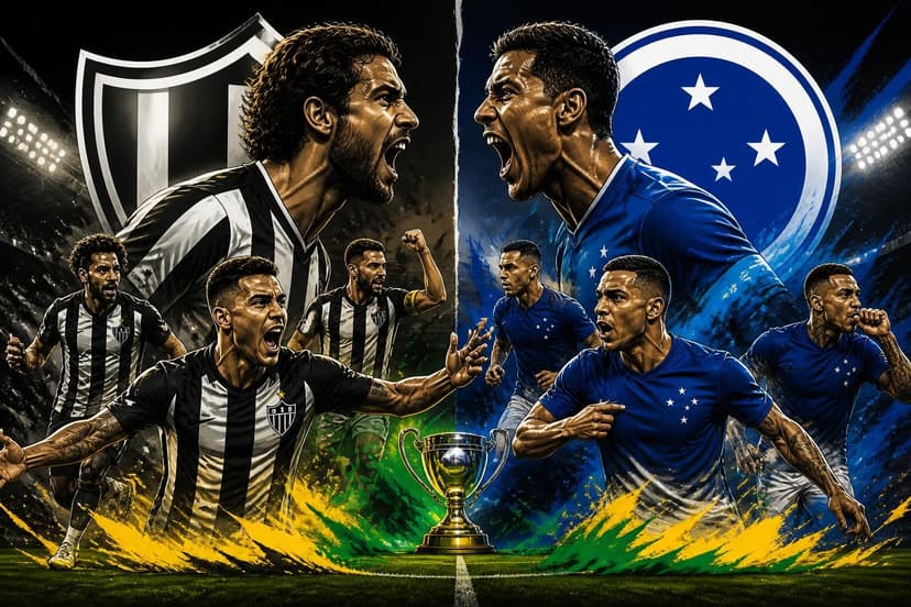Atlético x Cruzeiro: divergência no retrospecto da Copa do Brasil 2026