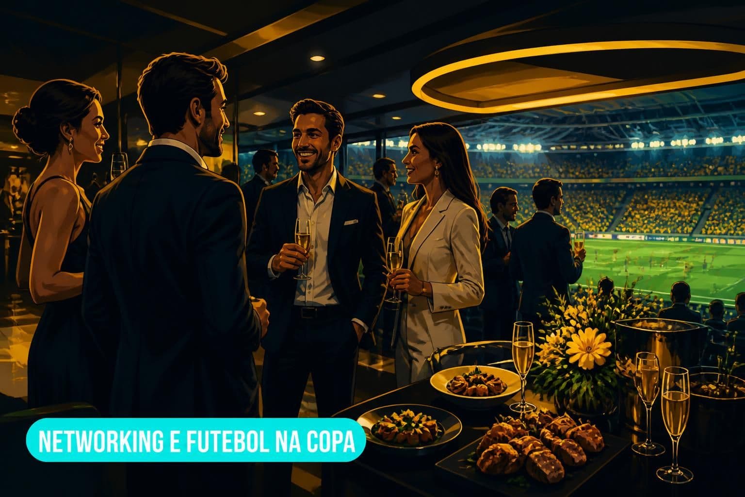 Camarote Placar une networking e futebol na Copa 2026
