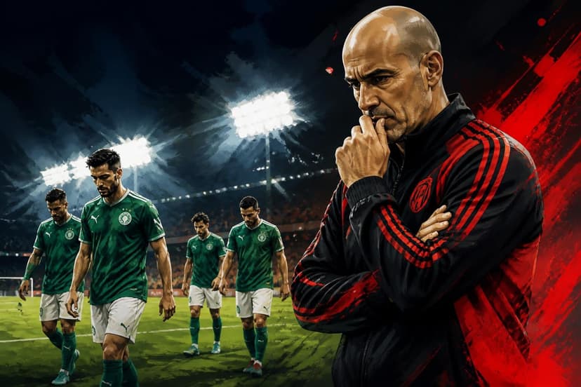 Técnico do Flamengo alerta sobre disputa com Palmeiras