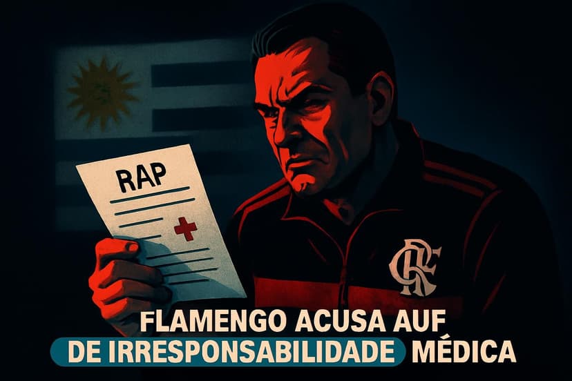 Flamengo acusa AUF de irresponsabilidade com Arrascaeta
