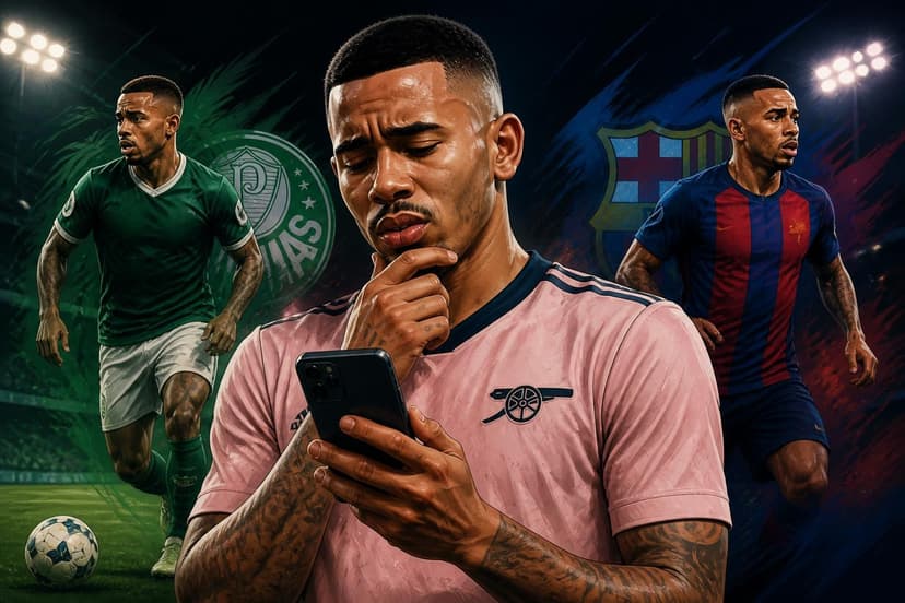 Palmeiras terá direito a até 2,5% da venda de Gabriel Jesus ao Barcelona